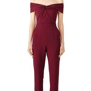 GORGEOUS Adelyn Rae Burgundy Jumpsuit XS